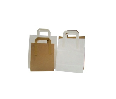 Kraft Paper Carrier ALL WHITE - Click Image to Close